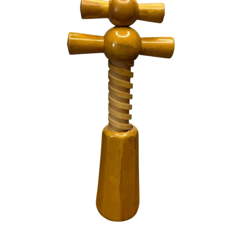 Vintage Wooden Windmill Wine Bottle Opener @ 6” Tall