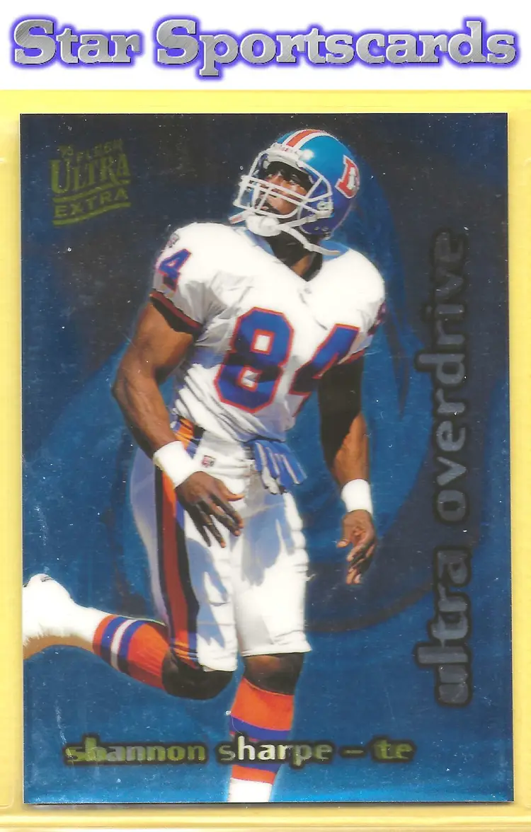 1995 Ultra #18 Shannon Sharpe Overdrive Denver Broncos