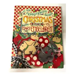 'Let The Merrymaking Begin. Christmas with Mary Engelbreit' Vol 1 Festive Holidays Decor Illustration Hardcover Book 2001