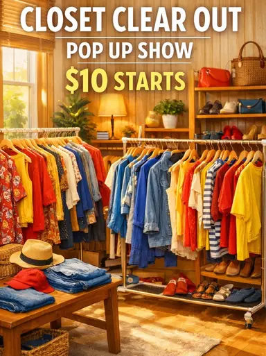 Closet Clear Out Pop Up! $10 Starts!