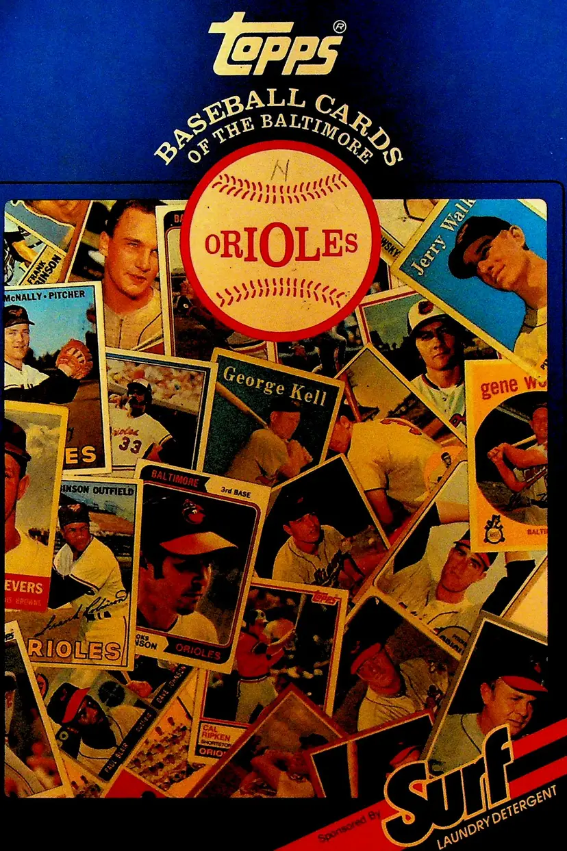 Baltimore Orioles Surf Detergent Topps Baseball Card Book