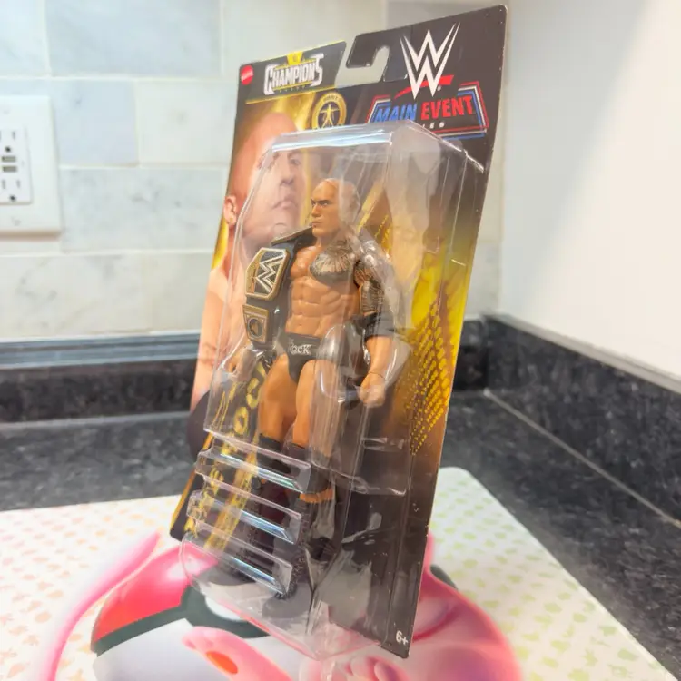 The Rock Champions Main Event Series Figure