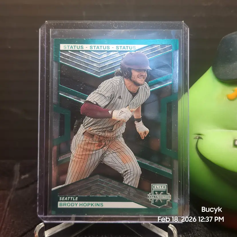 2023 Panini EEE Status Green - Brody Hopkins Seattle Mariners 69/499