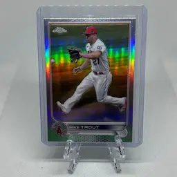 Mike Trout 2022 Topps Chrome Sonic  Los Angeles Angels