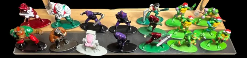 Jada NANO Diecast Metal TMNT Lot Of 17