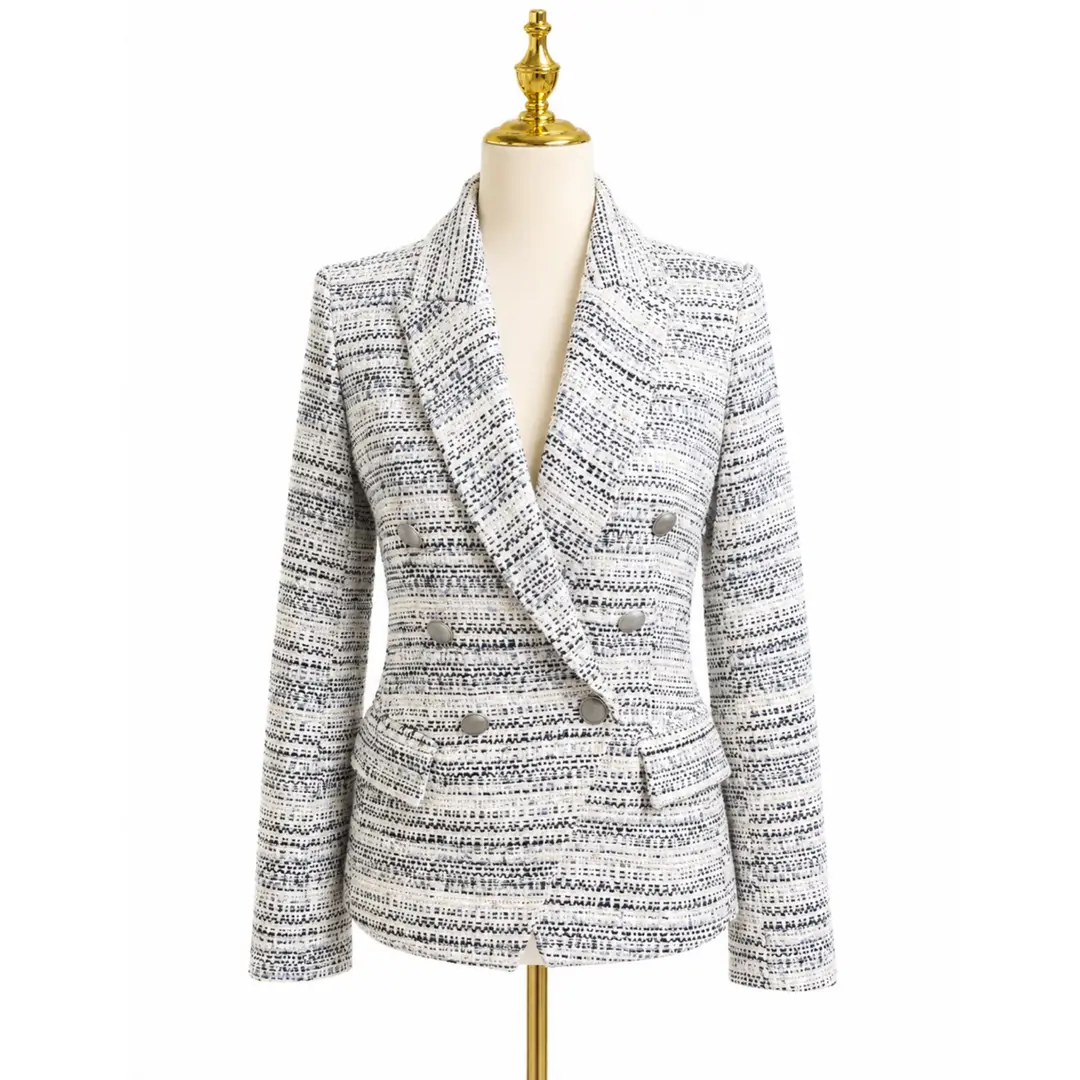 L’Agence Tweed Blazer Sz 2