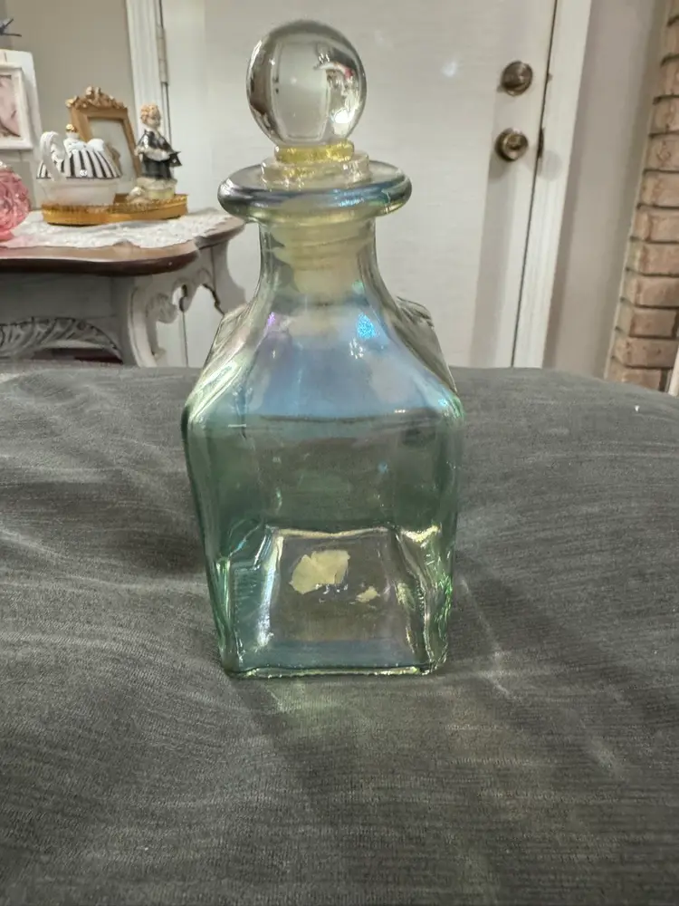 Vintage Iridescent Perfume Bottle