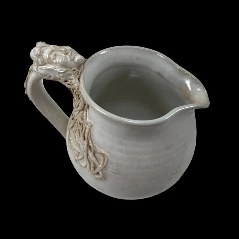 Nan Kirstein Art Pottery Face Creamer