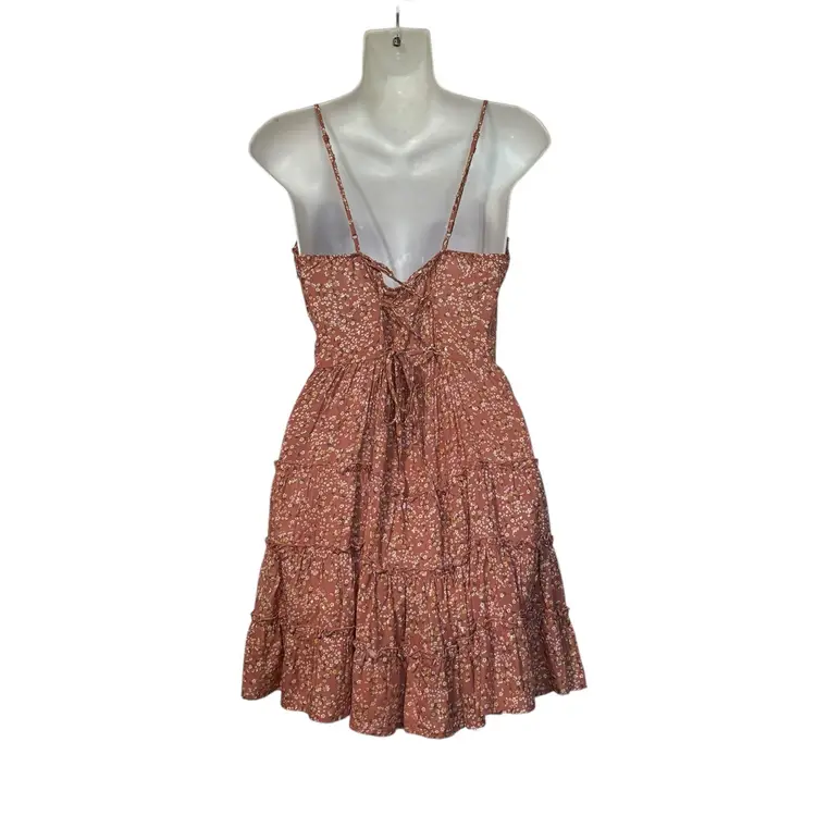 Orange Floral Mini Trixxi Dress SMALL