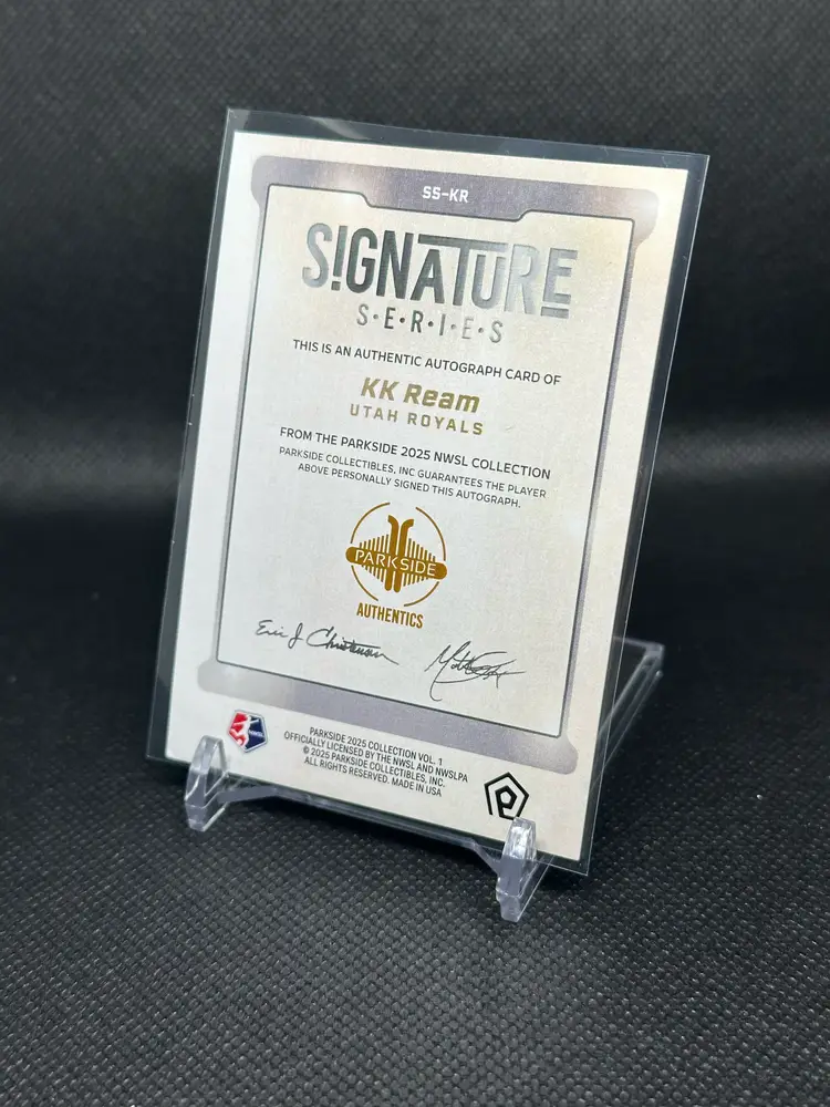 KK Ream Rookie Auto /99 Utah Royals - 2025 Parkside Signature Series