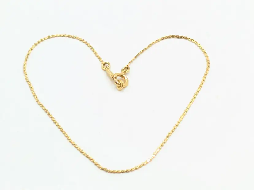 Monet Gold Tone Chain Ankle Wrist Bracelet