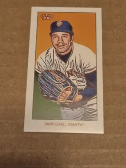 Juan Marichal 2022 Topps T206 SP Blank Back Giants