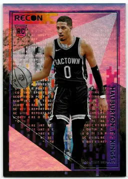 2020-21 Panini Recon #4 Tyrese Haliburton Scouting Reports Rookie SP