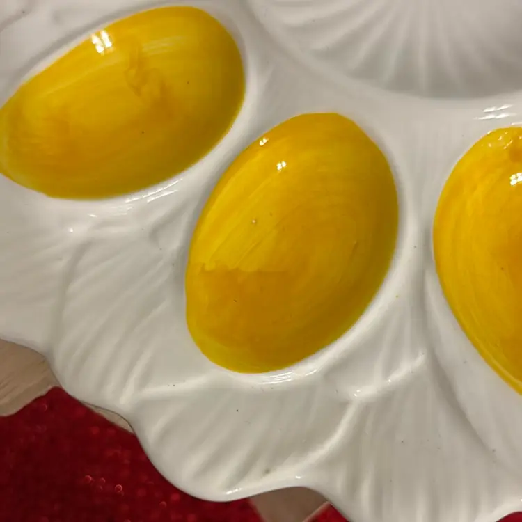Sunflower Deviled Egg Plate