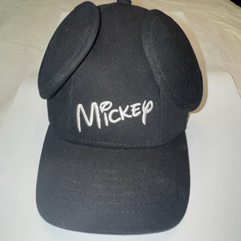 Disney Mickey SnapBack hat with ears (Used)