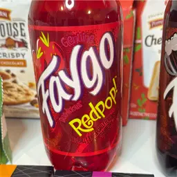 Faygo red pop 20 ounce made in Michigan