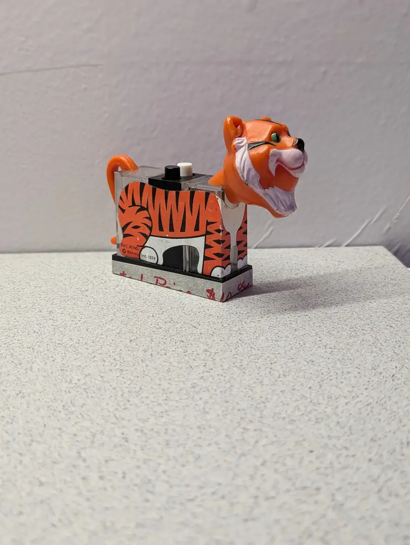 Vintage 1974 Whirley Tiger Salt & Pepper Shaker