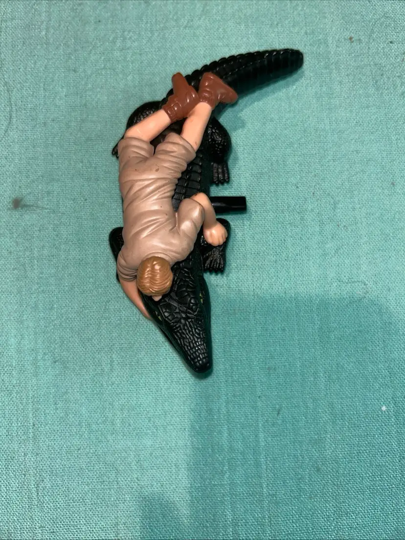 The Crocodile Hunter Wind up Toy" Subway Kids Pak 2002 5" Steve Irwin Vintage