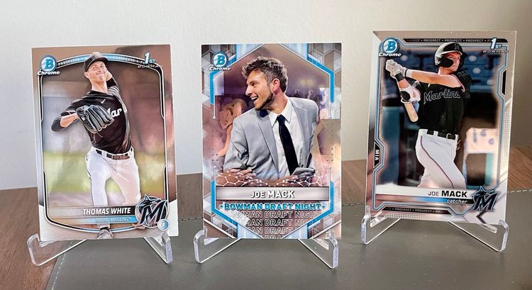 Miami Marlins 6-card Prospect Lot: Jacob Berry, Joe Mack, Thomas White