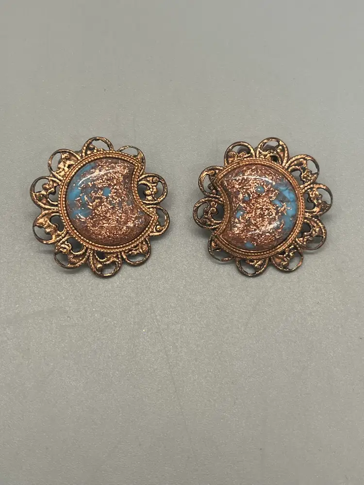 1960’s Copper Confetti Clip-One