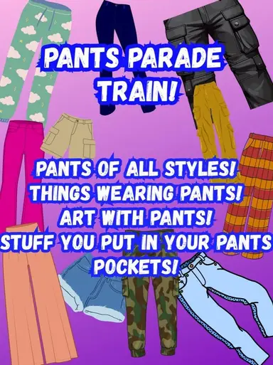 The pants train with vinesvintage 