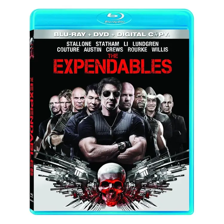 The Expendables [Blu-ray + DVD + Digital Copy] - Action-Packed Thrill - Like New