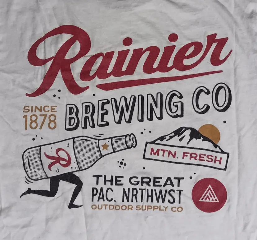 Rainier Beer Since 1878 t-shirt Wild Rainier seattle seahawks supersonics