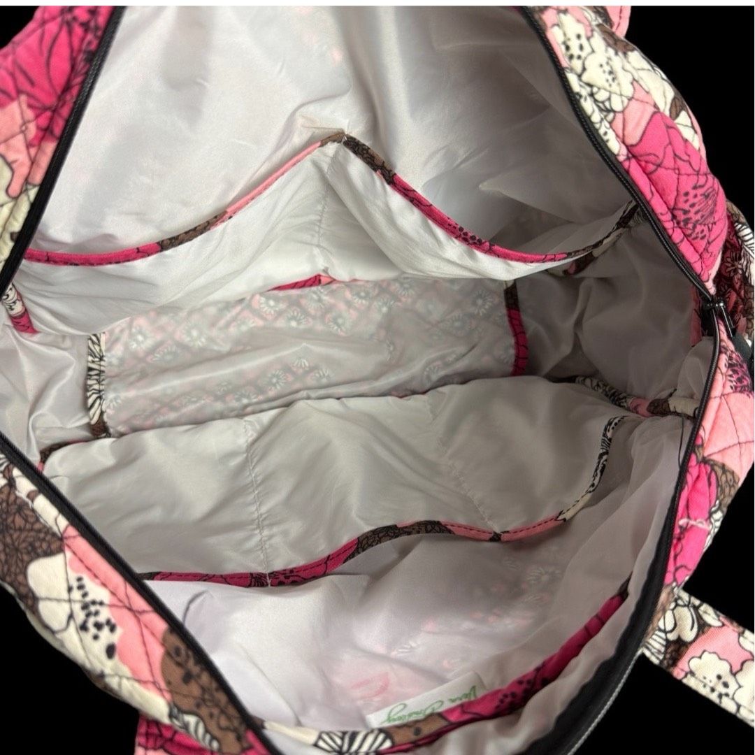 Niknax · Vera Bradley Retired Pattern “Mocha Rouge” Diaper Bag