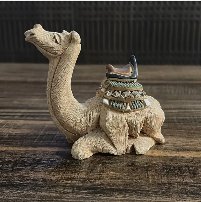 Vintage Artesania Rinconada Camel Uruguay Ceramic Figurine Signed RETIRED