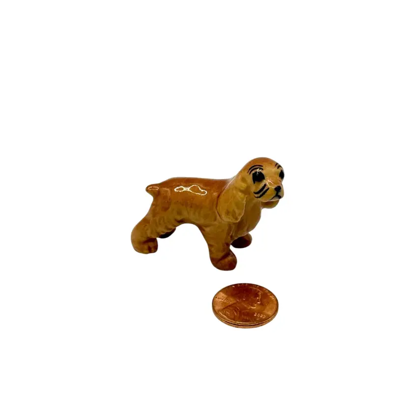 Hagen Renaker miniature made in America Cocker Spaniel dog standing retired