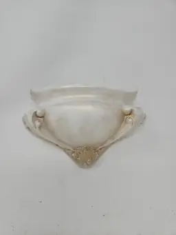 Vintage Ceramic Wall Pocket Sconce Planter Decor Holland Mold