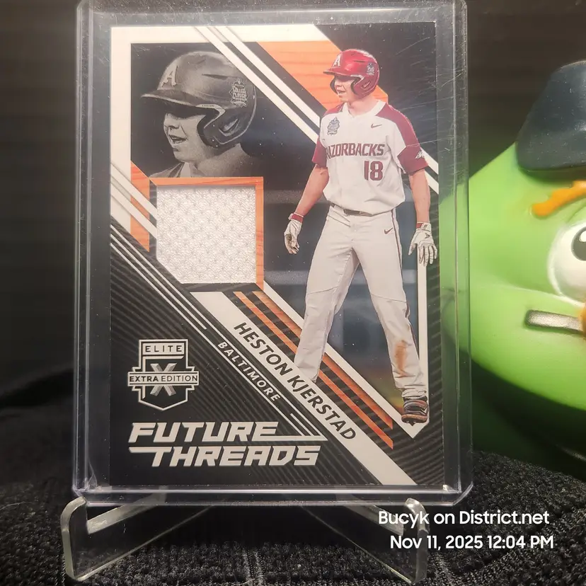 2021 Panini EEE Relic - Heston Kjerstad Baltimore Orioles