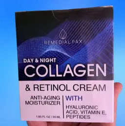 New Never Opened!! Remedial Pax Day & Night Collagen & Retinol Cream. Anti Aging Moisturizer With Hyaluronic Acid, Vitamin E, Peptides.exp- 03/28