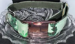 Dog Collar St. Patrick’s Day Green Large Handmade Heavy Duty NEW
