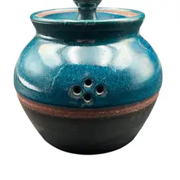 Redware Pottery- Garlic Keeper