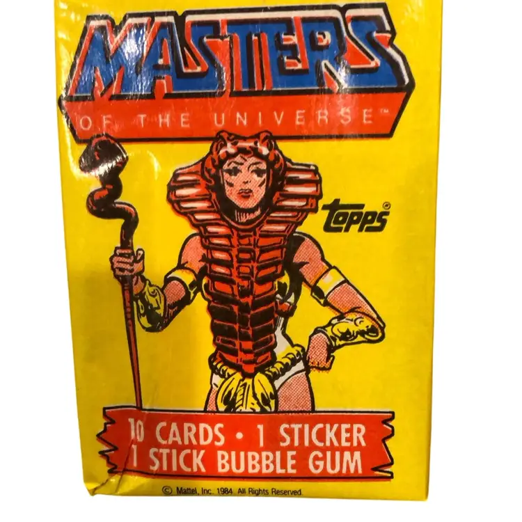 MOTU Teela 1984 Sealed Topps Wax Pack