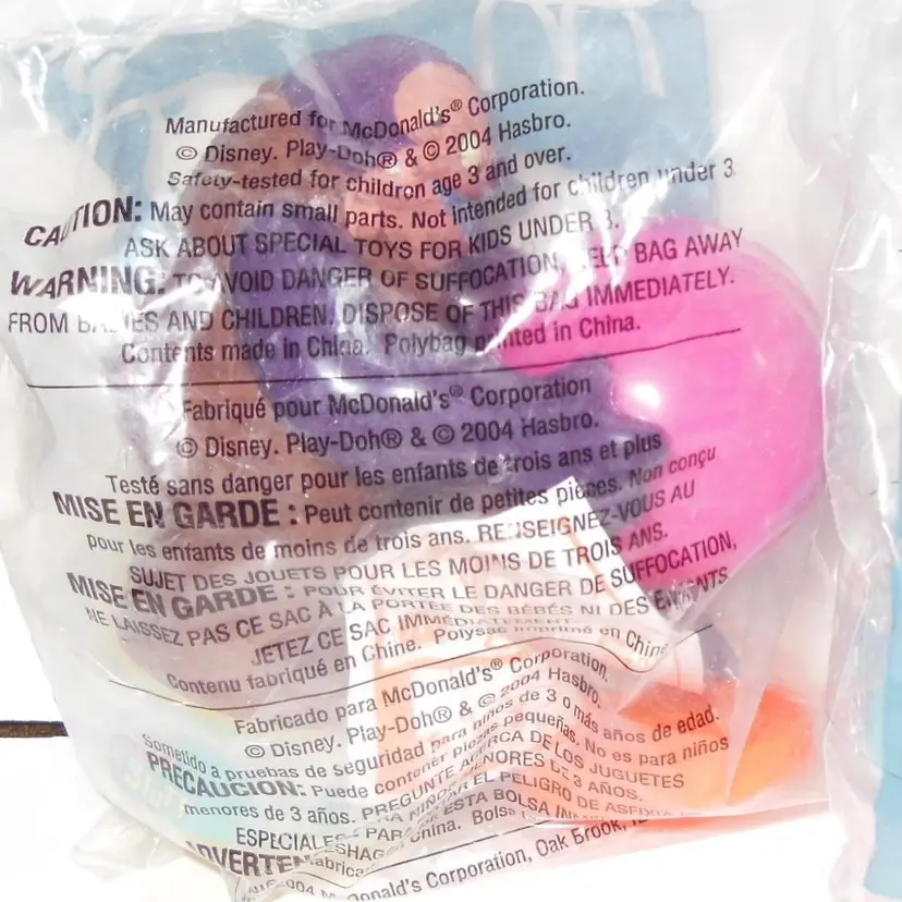 2004 Vintage  #5   McDonald's DISNEY, Lilo & Stitch, JUMBA with PLAY-DOH, Happy Meal Toy SEALED