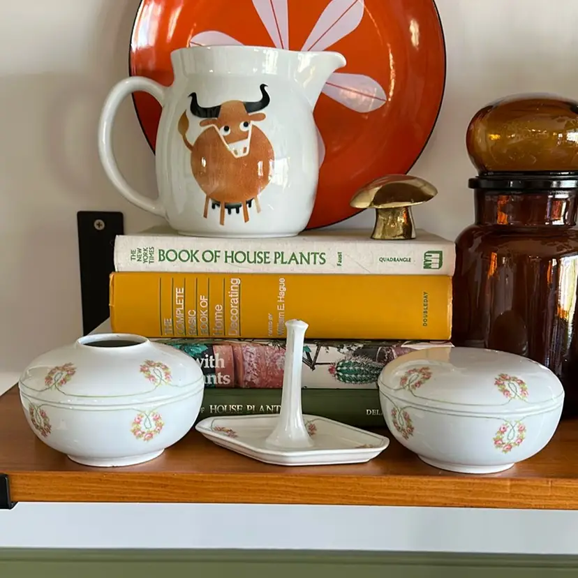 Gorgeous Made In Austria Three Piece Vanity Set