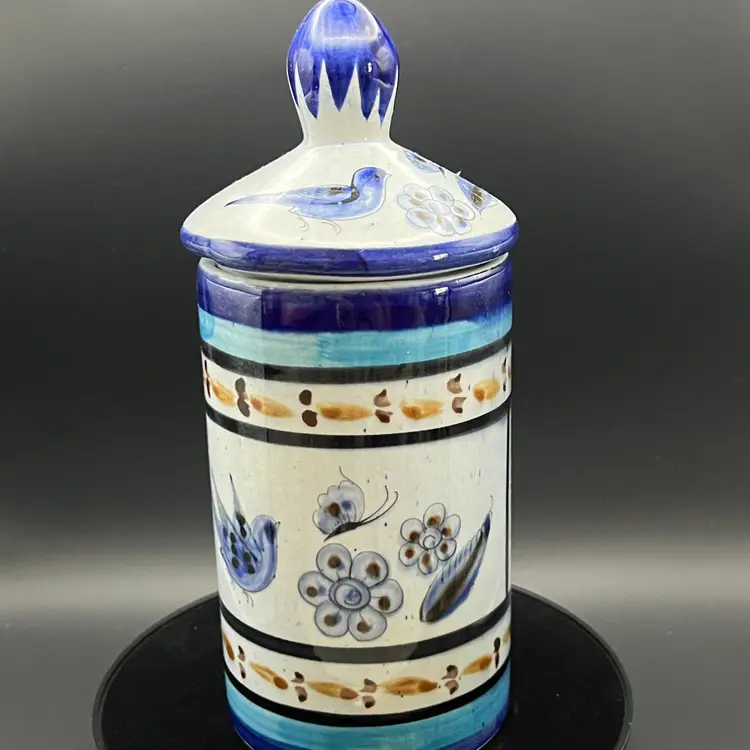 Mexican Pottery Canister