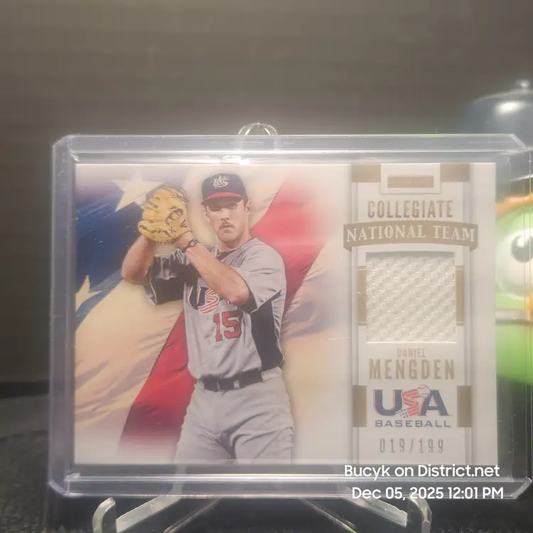 2013 Team USA Relic - Daniel Mengden Oakland Athletics 19/199