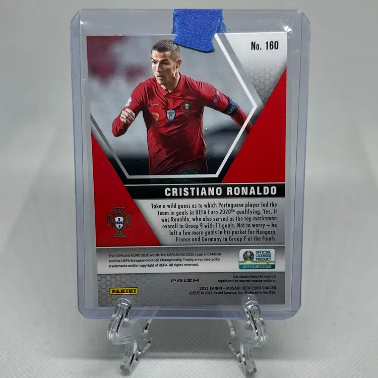 2021 Panini Mosaic Christiano Ronaldo Juventus   Silver PRIZM