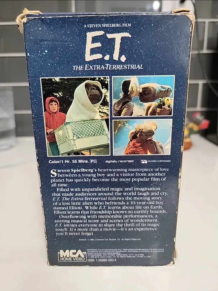 E. T. the Extra-Terrestrial Hi Fi Stereo (1988, Video, VHS Format)