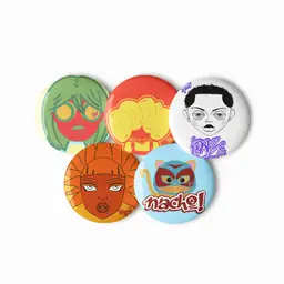 Button Pins ꕤ #1 | 2.25in