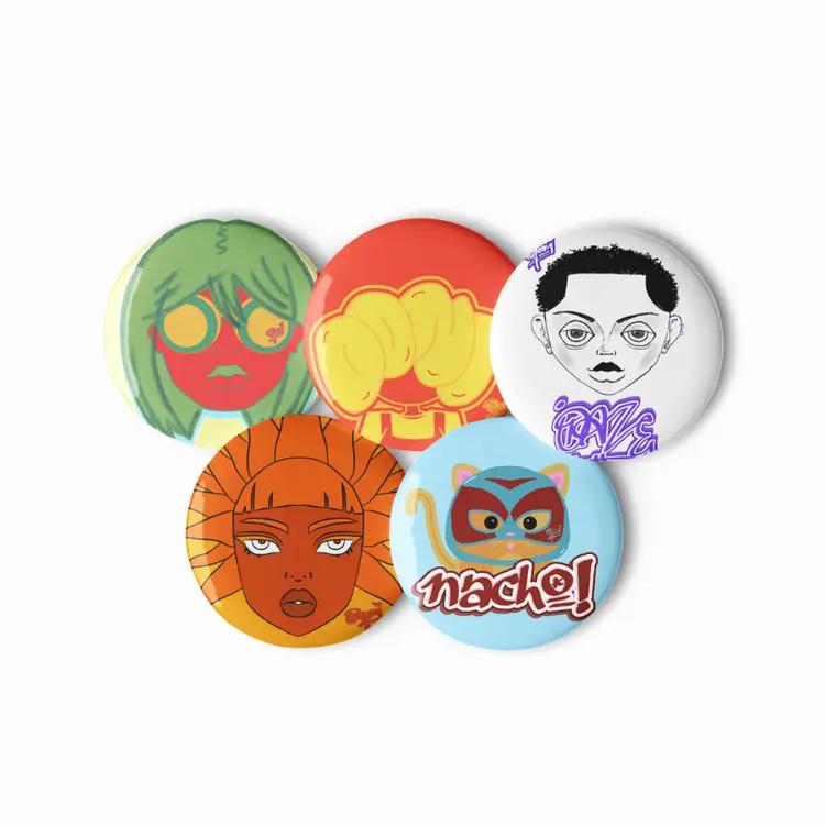 Button Pins ꕤ #1 | 2.25in
