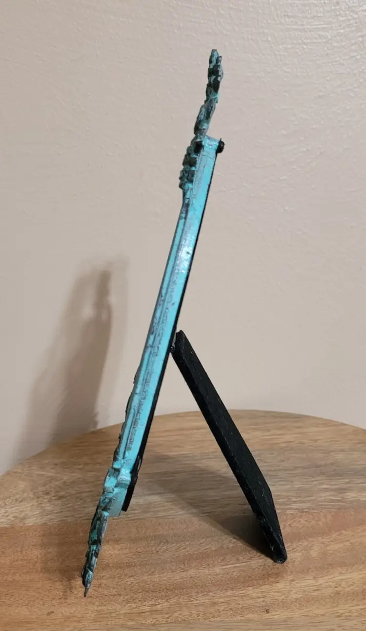 Larson Juhl Green Patina Metal Ornate Frame 10"x7"