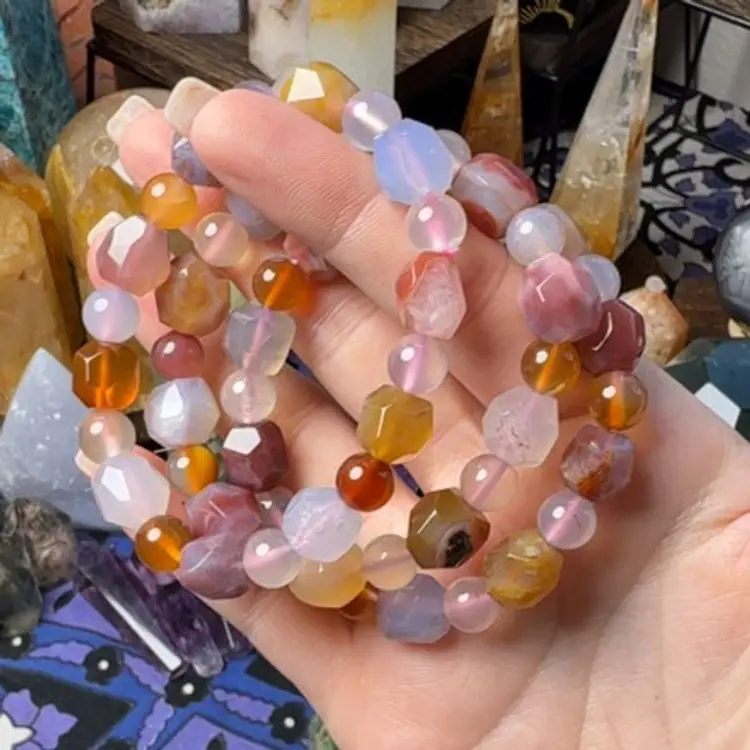 Died Agate Bracelet