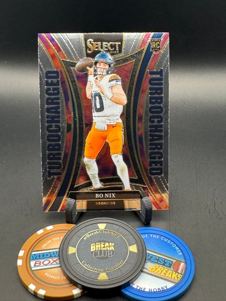 Bo Nix Rc Turbocharged Insert 2024 Select Denver Broncos