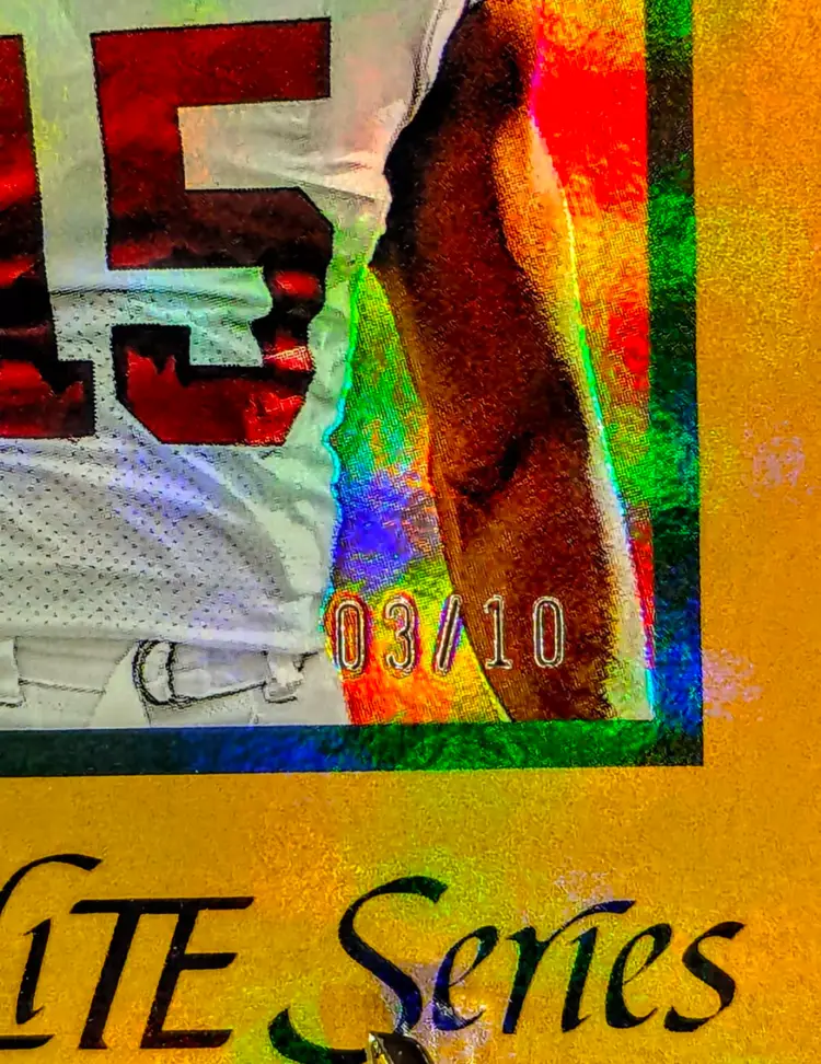 2023 Panini Donruss Elite The Elite Series Gold/10 Dallas Turner RC #15