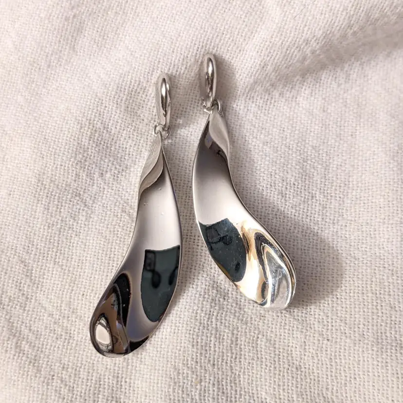 Trifari Modernist Drop Earrings