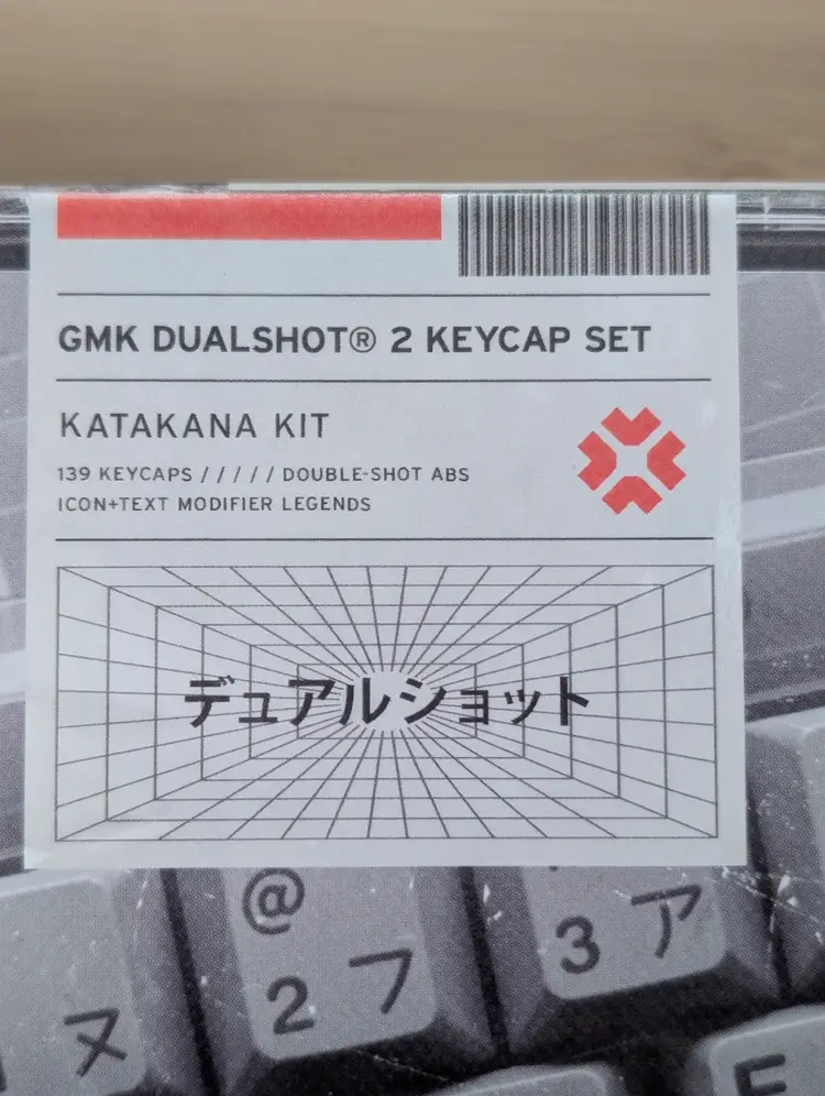 GMK DUALSHOT® 2 CYL Katana Base Keycap Set + Aesthetic Accent Spacebars - Retro Playstation Theme